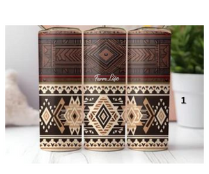 Rustic Western Farm Life Tumblers